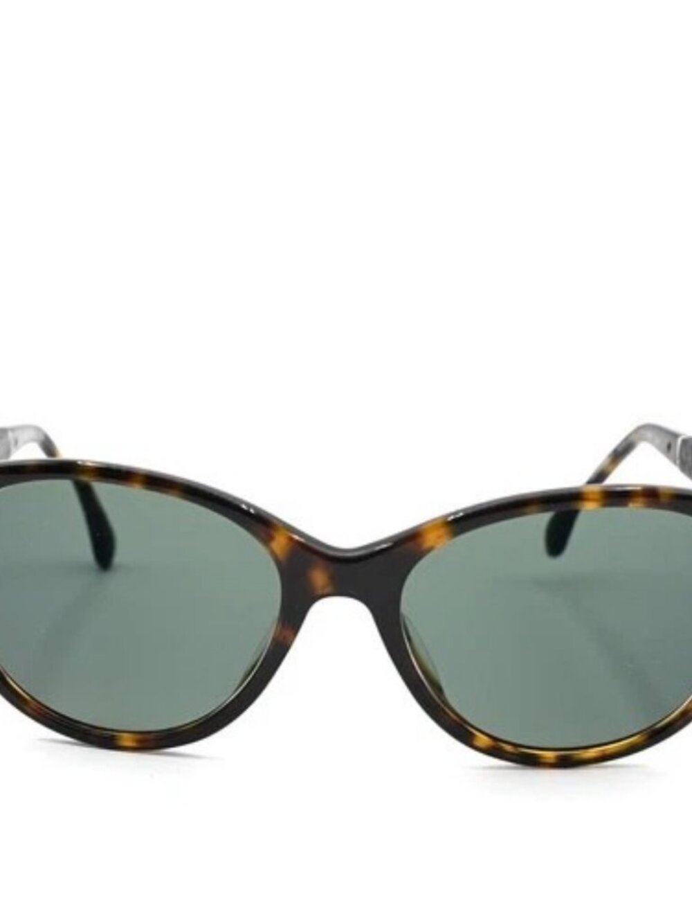 CHANEL CC Logos Sunglasses Eye Were Plastic Metal Brown 3229-Q-A 67KC557 - Picture 2 of 15